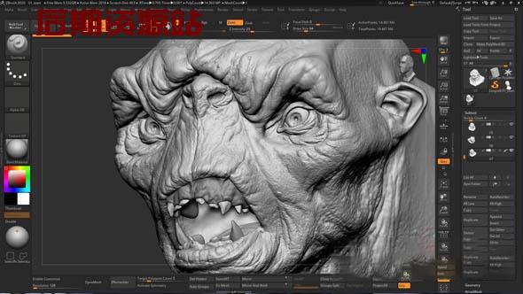Zbrush 2020雕刻软件全面基础入门教程FlippedNormals- Introduction to ZBrush 2020