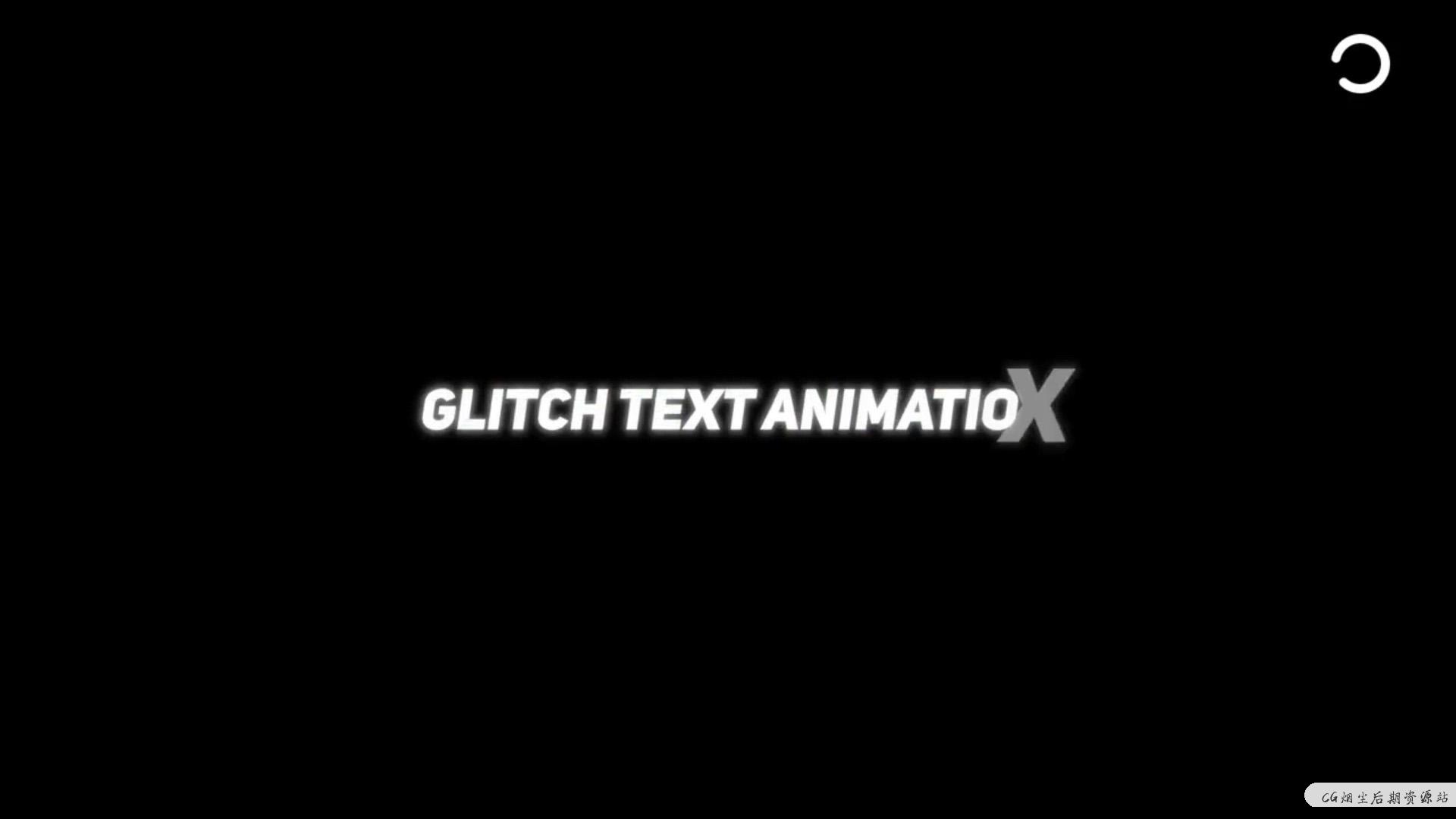 Fcpx插件 信号干扰故障文字标题效果制作工具 Glitch Text Animations