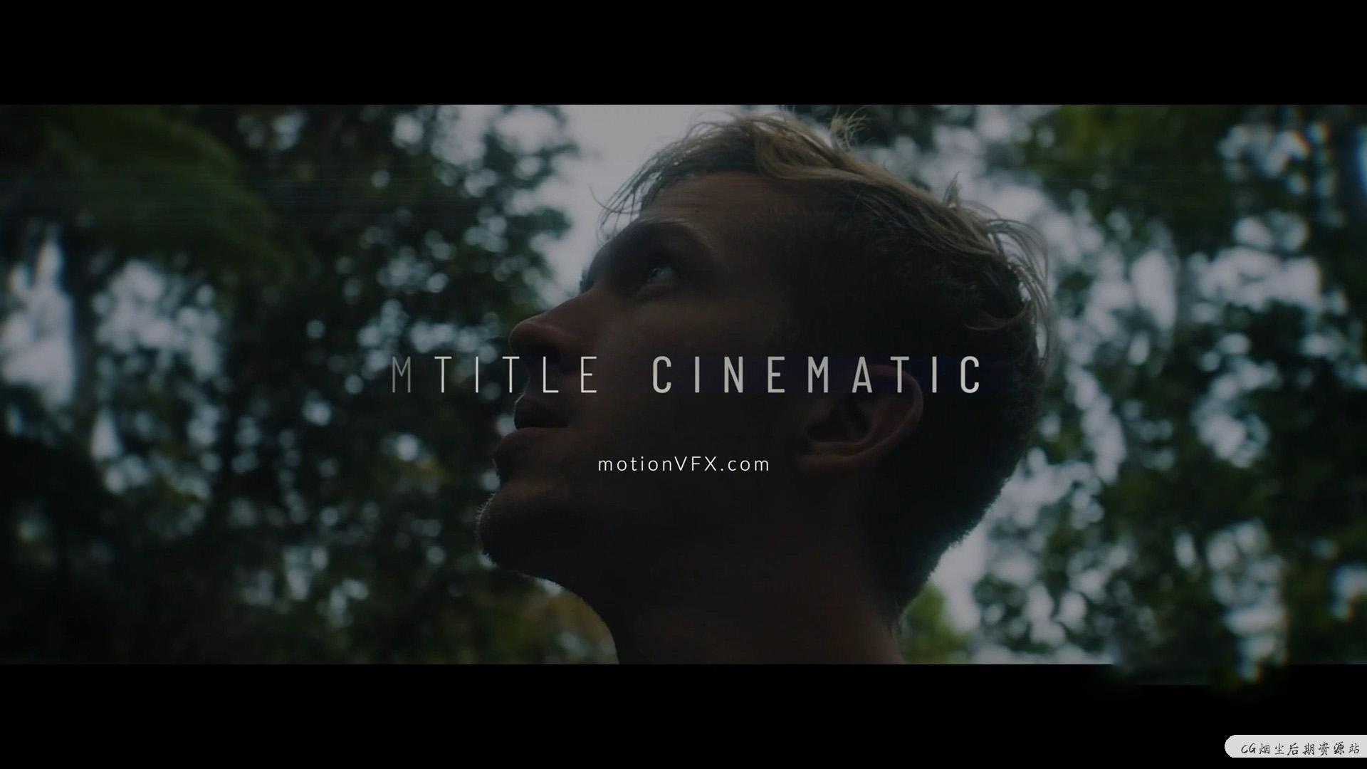 fcpx插件 50种大气优雅精美电影预告片开场结尾文字标题动画 mTitle Cinematic