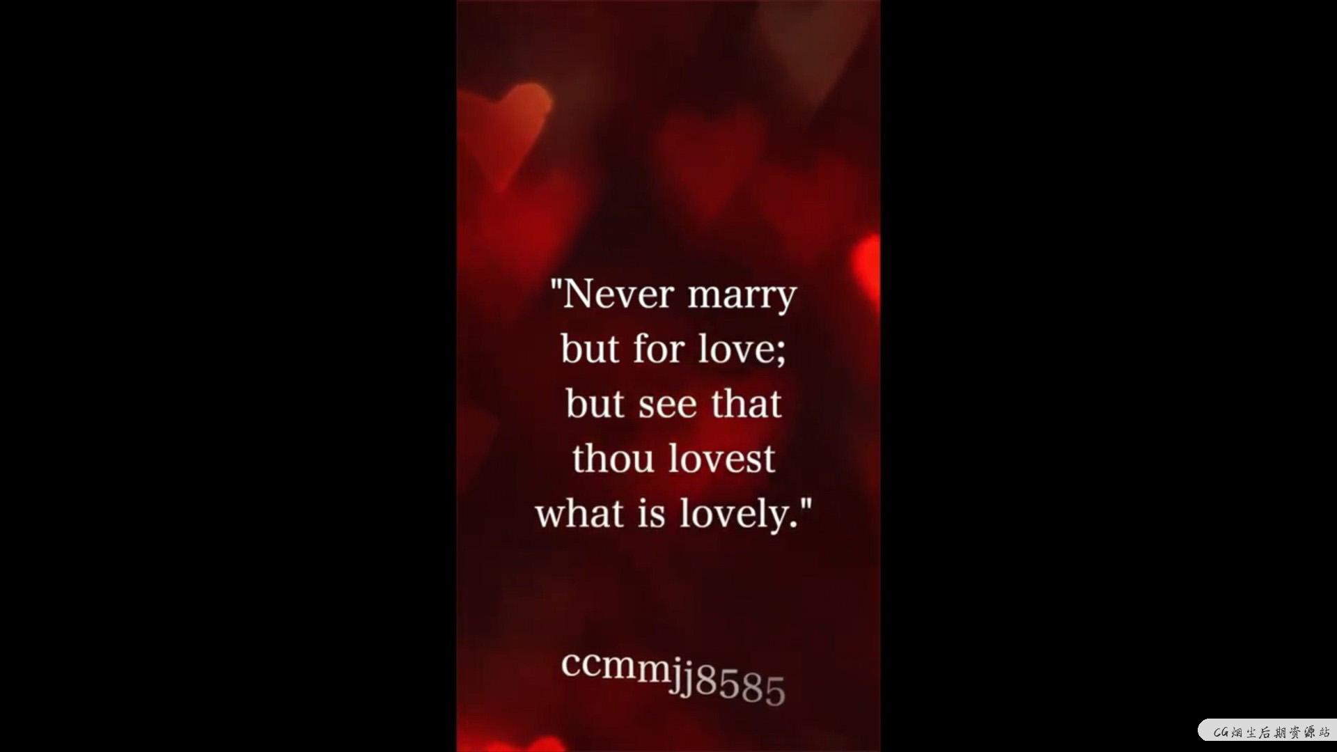 fcpx竖屏模板 婚礼爱情浪漫适用手机短视频 Love Story