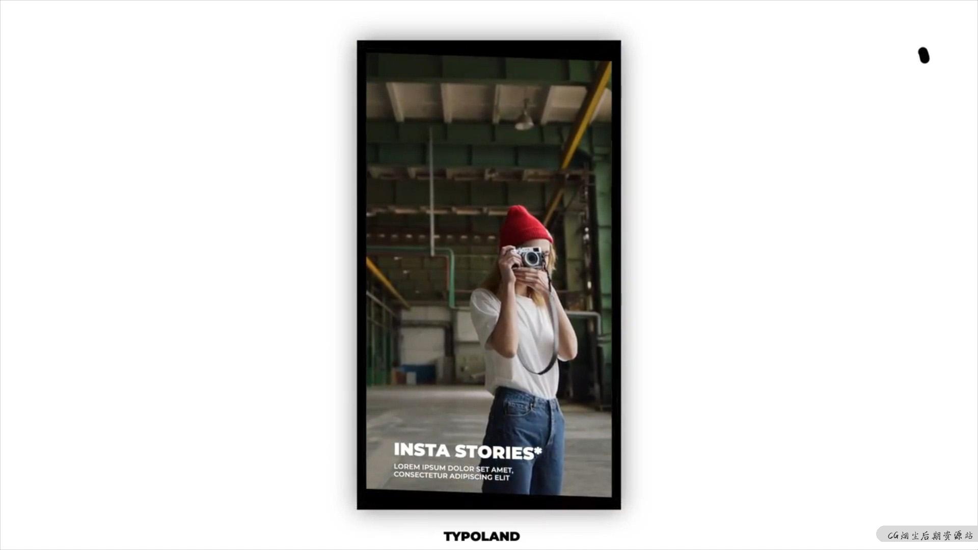fcpx竖屏模板 6组时尚现代手机短视频片头模板 Instagram Stories