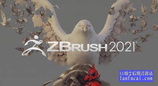 三维雕刻建模软件 ZBrush 2021.1.2 Win英文中文破解版