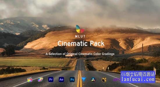 30种专业级震撼大气电影大片LUTS调色预设 mLUT Cinematic Pack
