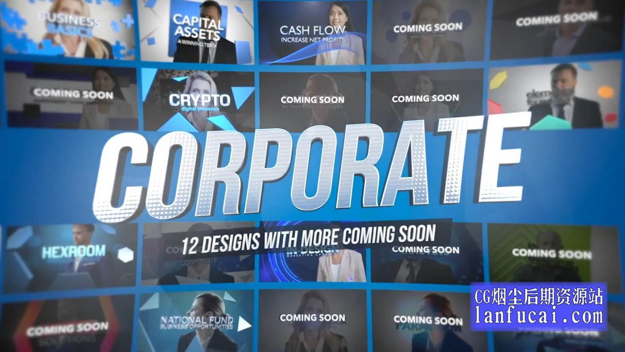 fcpx插件 30组商务公司风格定格冻结帧效果制作预设 3D Freeze Frame Corporate