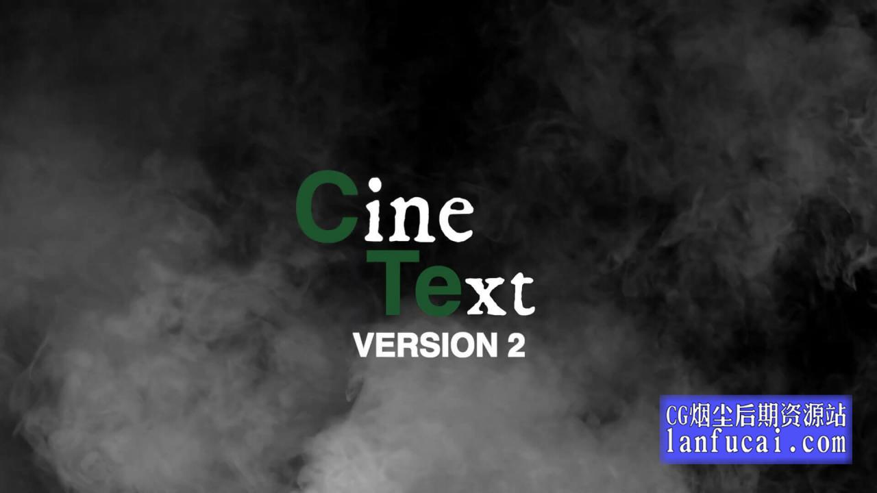 fcpx插件 40组专业文字标题动画效果预设 支持M1 CineFlare CineText V2