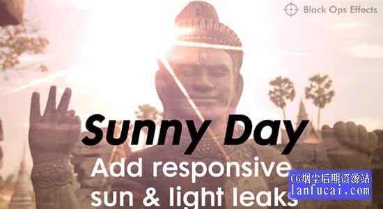 AE/PR插件-真实太阳光照耀斑特效 Sunny Day v1.0 Win后期屋