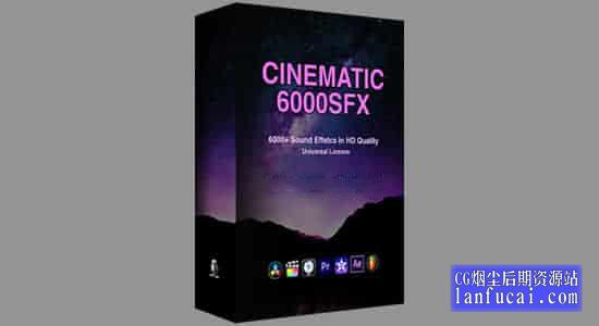 6000个终极多类型电影高品质无损音效包 ProfessionalSongs 6000 Cinematic SFX Ul