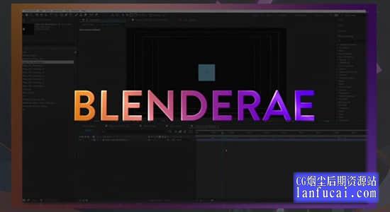 BlenderAe插件-将3D对象和场景数据从Blender连接选择导出到AE软件 BlenderAe V1.0.0 Win/Mac