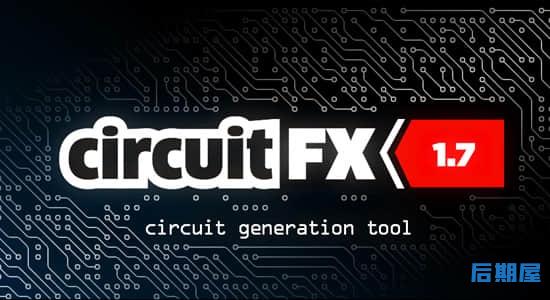 AE脚本-高科技电流电路板线路动画 circuitFX v1.75
