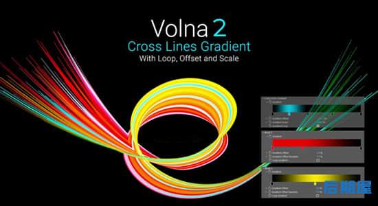 中文汉化AE插件-动态线条路径描边绘制生长动画 Volna V2.0.1 Win