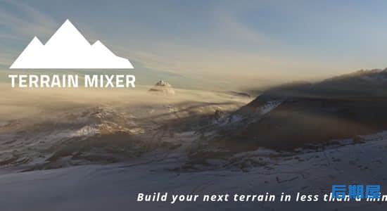 Blender插件-三维自然环境地形生成器 Terrain Mixer V2.0.3 + 预设库