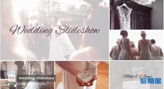 FCPX模板-浪漫婚礼爱情电子相册图片照片创意展示片头 Wedding Slideshow