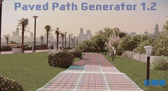 Blender插件-20组三维道路生长器 Paved Path Generator V1.2