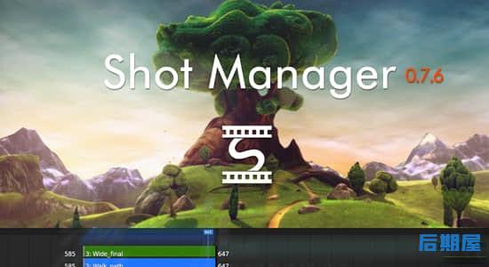 Blender插件-专业摄像机镜头区间设置工具 Shot Manager Pro V0.76b
