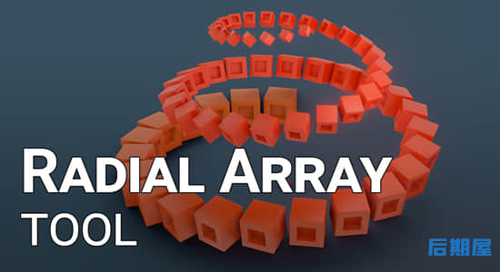 Blender插件-圆环形复制克隆处理工具 Radial Array Tool v1.2.4