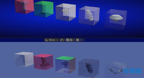 Blender插件 三维模型透明度控制Fader V1