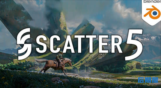 Blender插件 三维花草植物生成Scatter V5.3