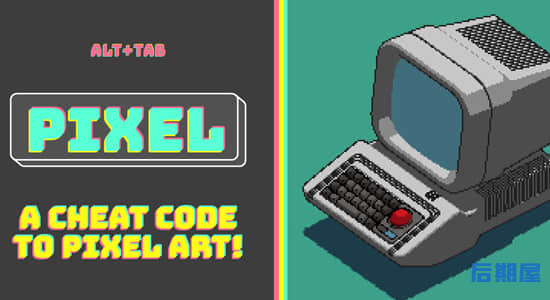 Blender插件 复古8Bit像素化Pixel V1.0.0 – A Cheat Code For Pixel Art