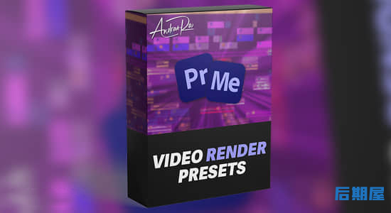 PR预设 23种视频导出渲染输出设置Premiere Pro Export Presets