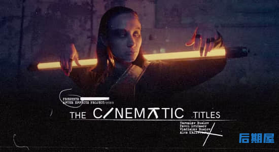 AE模板 电影预告片文字标题开场动画Cinematic Titles