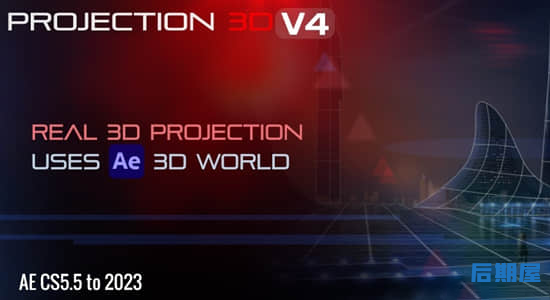 AE脚本 平面图片投射三维空间摄像机视差动画Projection 3D v4.02+使用教程