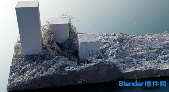 Blender插件 水花液体流体模拟FLIP Fluids v1.6.4