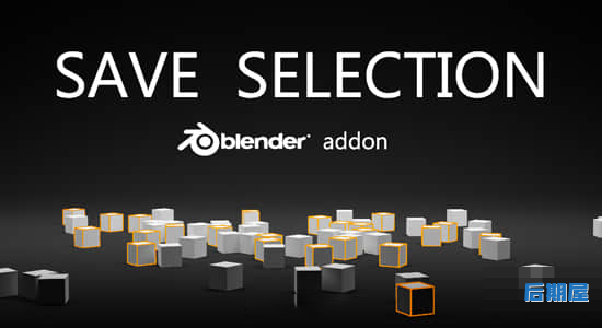 Blender插件Save Selection V2.0 自定义选区保存