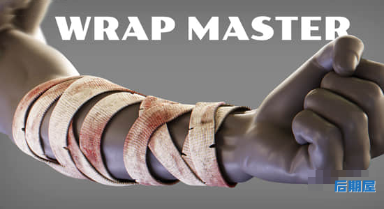 Blender绳索缠绕资产预设 Wrap Master V1.1 + 使用教程