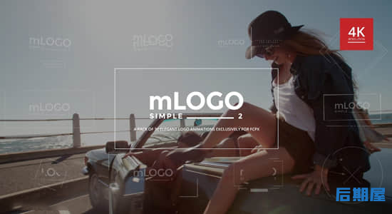 FCPX插件-30个优雅简洁LOGO小片头动画预设 mLogo Simple 2