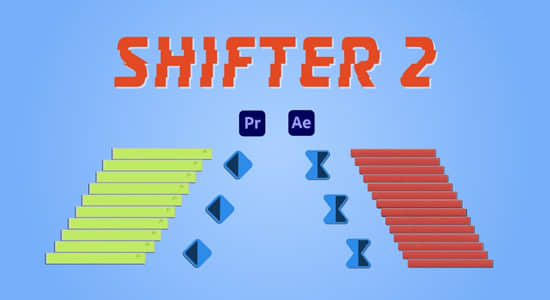 AE/PR脚本-关键帧图层素材快速自动排列移动调整 Shifter V2.0.4+使用教程