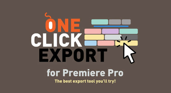 PR脚本-一键快速导出所选序列 One Click Export V1.2.4