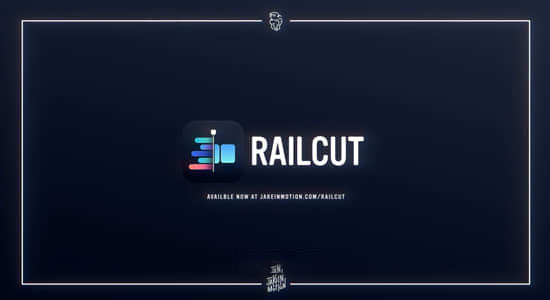 AE脚本-多轨道时间轴剪辑工具 Railcut V1.1.0 Win/Mac
